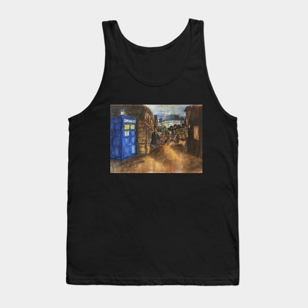 The Doctor Visits Shakespeare Tank Top by havenhill studios